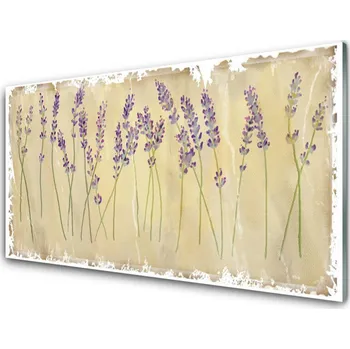 Obraz Obraz na skle Květiny Rostlina Příroda 100x50 cm 2 Přívěsky