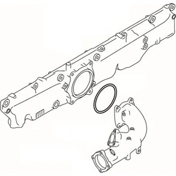 Automobilové těsnění Těsnění, pouzdro kolena sacího potrubí ELRING 906.740