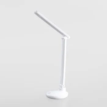 Lampička Bílá stolní lampa LED 6W s USB nabíjením