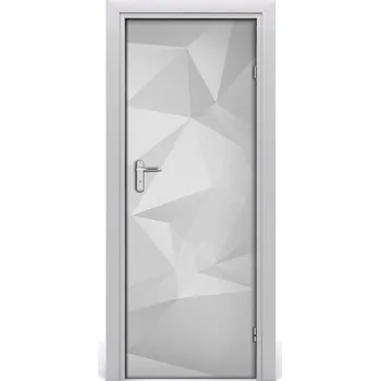 Fototapeta Samolepící fototapeta na dveře Abstrakce trojúhelníky 85x205 cm