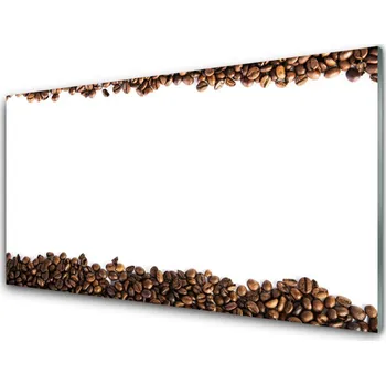 Obraz Obraz na skle Káva Zrnka Kuchyně 125x50 cm 2 Přívěsky