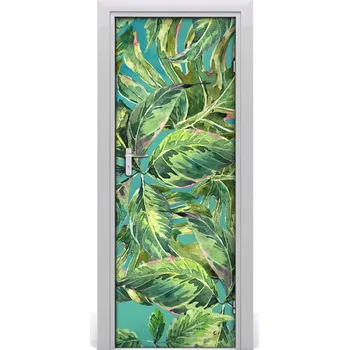 Fototapeta Samolepící fototapeta na dveře tropické listí 75x205 cm