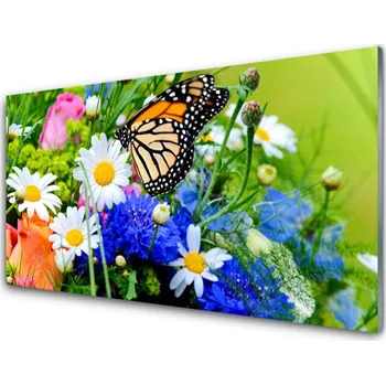 Obraz Obraz na skle Květiny Rostlina Příroda 140x70 cm 4 Přívěsky