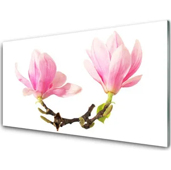 Obraz Obraz na skle Květiny 140x70 cm 2 Přívěsky