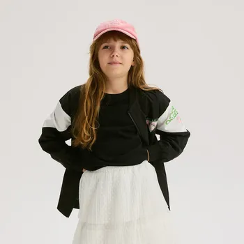 Reserved - Lehká bunda bomber - černý - 532CV-99X - 532CV-99X-U15