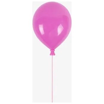 Nástěnné svítidlo Růžové nástěnné svítidlo na baterie BALLOON