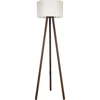 Stojací lampa Lampa stojací stativ krémový ořech PIKO