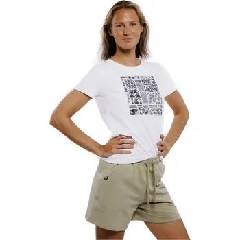 Dámské tričko Dámské triko s krátkým rukávem AUTHORITY-T-ETNO II W white Bílá S