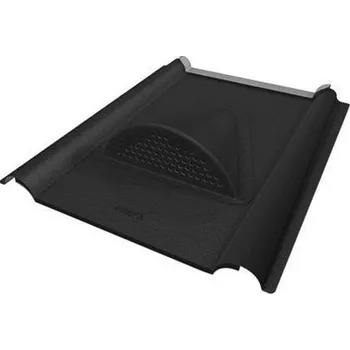 PREFA Větrací tašky pro falcované tašky Taška větrací stucco P.10 Tmavě červená