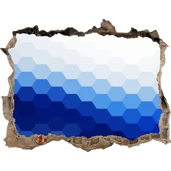 Fototapeta Díra 3D fototapeta nálepka Kvádry pozadí