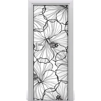 Fototapeta Samolepící fototapeta na dveře Hibiskus 95x205 cm