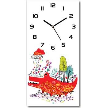 Hodiny Moderní hodiny nástěnné Krokodýl