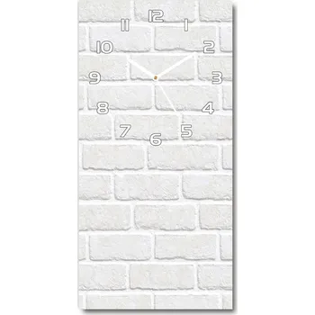 Hodiny Nástěnné skleněné hodiny Zděná zeď