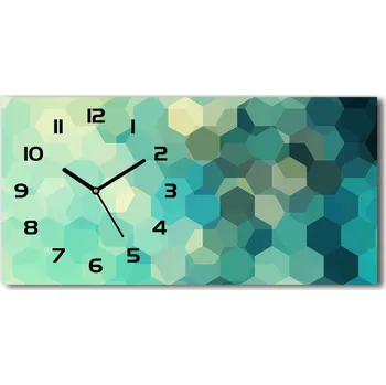 Hodiny Skleněné hodiny na stěnu tiché Abstrakce pozadí