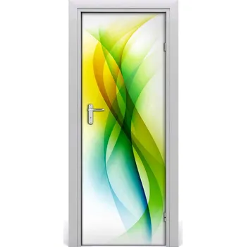 Fototapeta Samolepící fototapeta na dveře Abstrakce vlny 95x205 cm