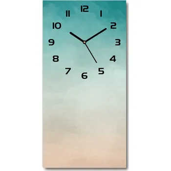 Hodiny Moderní skleněné hodiny na stěnu Dým