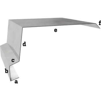BLIX Závětrná lišta horní 250 mm