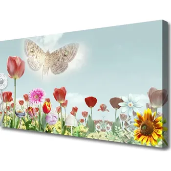 Obraz Obraz na plátně Květiny Rostlina Příroda 125x50 cm