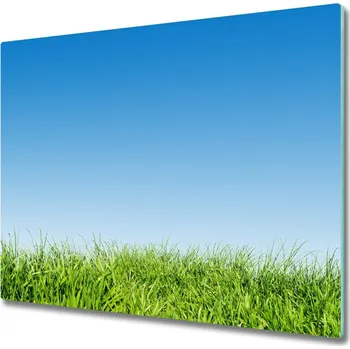 Kuchyňské prkénko Skleněná krájecí deska tráva 60x52 cm