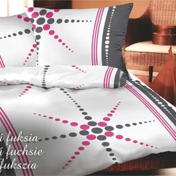 Povlečení Povlečení Světová fuksia Bavlněný satén 40 x 50 cm