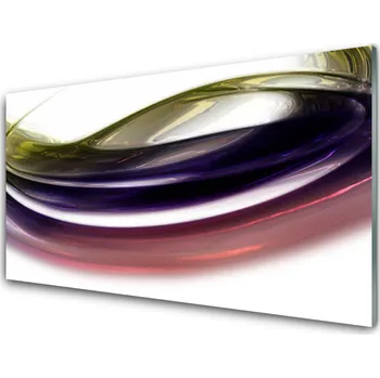 Obraz Obraz na skle Abstrakce Umění 125x50 cm 2 Přívěsky