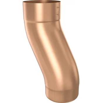 Střecha OKAPY Měděné svody 100 mm Soklové koleno vyložení 60mm