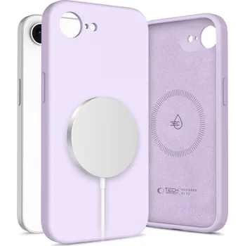 Pouzdro na mobilní telefon KRYT TECH-PROTECT LIQUID SILICONE MAGSAFE IPHONE 16E MAUVE