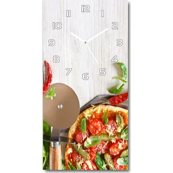 Hodiny Moderní hodiny nástěnné Pizza