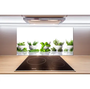 Obklad Skleněný panel do kuchyně Byliny