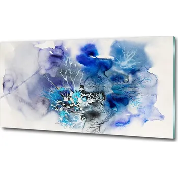 Obraz Foto obraz skleněný horizontální Abstrakce květiny