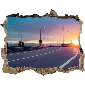 Fototapeta Nálepka fototapeta 3D výhled Dálnice