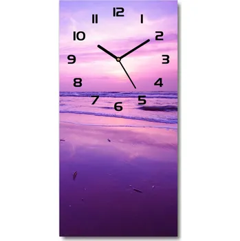Hodiny Nástěnné hodiny Západ slunce moře