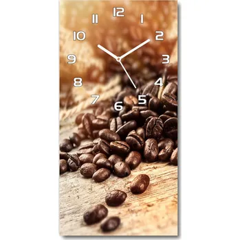 Hodiny Moderní hodiny nástěnné Zrnka kávy