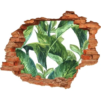 Fototapeta Díra 3D foto tapeta nálepka Listí