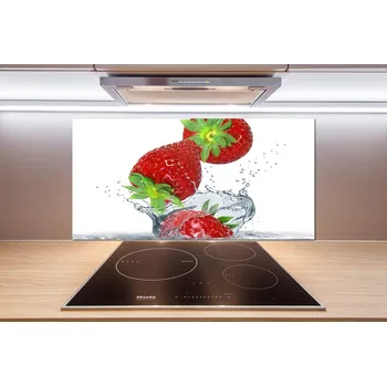 Obklad Panel lacobel Padající jahody