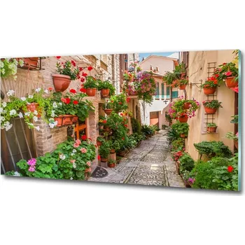 Obraz Foto obraz sklo tvrzené Italské uličky