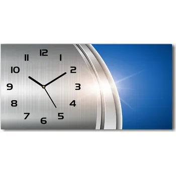 Hodiny Skleněné hodiny na stěnu Koková abstrakce
