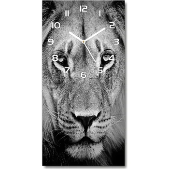 Hodiny Moderní hodiny nástěnné Portrét lva