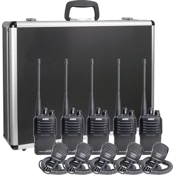 Vysílačka Alinco Team-Set DJ-VX-46 plus EMS-76 150102 PMR radiostanice sada 5 ks