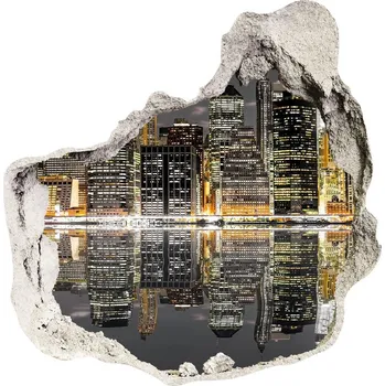 Fototapeta Nálepka fototapeta 3D výhled New York noc