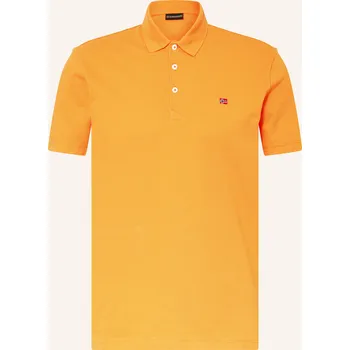 Napapijri Pánská Polokošile Z Piké Ealis, tmavě žlutá, M