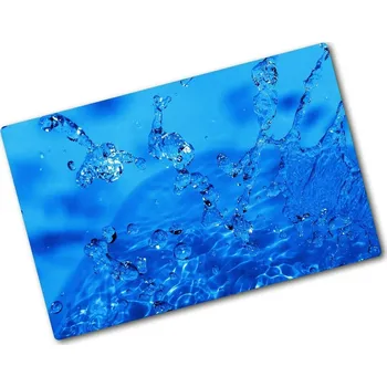 Kuchyňské prkénko Kuchyňská deska velká skleněná Kapky vody