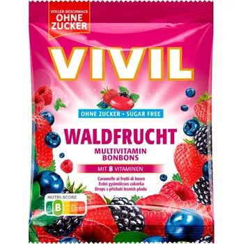 Bonbon Vivil Waldfrucht Multivitamin Bonbons 120g