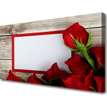 Obraz Obraz na plátně Růže Květiny Rostlina 125x50 cm
