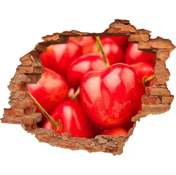 Fototapeta Nálepka 3D díra Višně