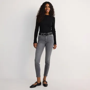 Dámské džíny Reserved - Džíny slim push up - světle šedá - YS038-09J - YS038-09J-36