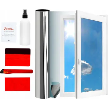 Zrcadlo Benátská zrcadlová Fólie ochrana Zrcadlo 152x100cm, vnější Termoizolační