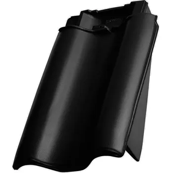 Střešní krytina TONDACH Sensaton 11 (Samba 11) HRANICE Okrajová taška pravá Černá engoba