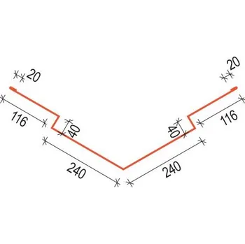 Střecha SATJAM Klempířské doplňky RAPID PE25 UR240 Úžlabí RAPID RAL 7016 černá antracit