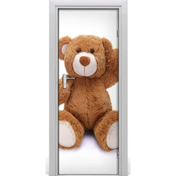 Fototapeta Samolepící fototapeta na dveře Plyšový medvídek 85x205 cm